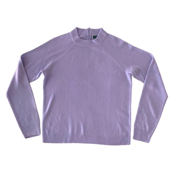 *Donated* Karen Scott Sweater Pullover Mock-Neck Back-Zip - Picture 2 of 7